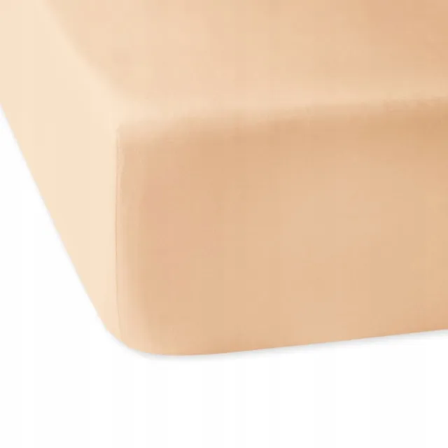 Darymex Hoeslaken satijn katoen met elastiek 140x200 cm licht beige