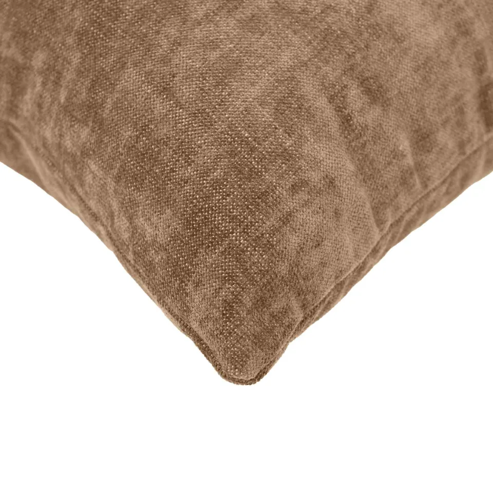 vidaXL Kussensloop 6 st HEERLEN Bruin 50 x 70 cm Chenille Stof, foto 4