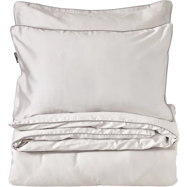 Cloudpillo Beddengoed (incl. 2 kussenslopen 55x75) - Extra zacht, Ademend en Antibacterieel - Vochtbestendig met verborgen rits - Misty Grey - 240x220 cm