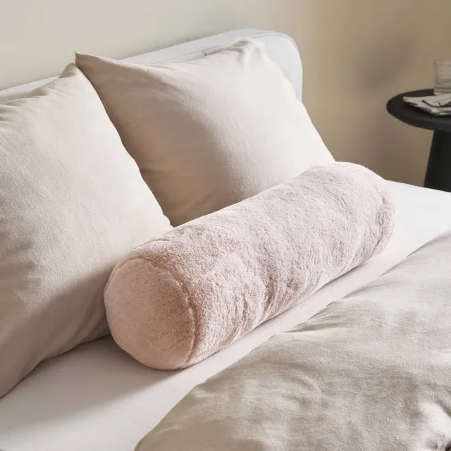 NOUS Living bolster sierkussen roze, foto 2