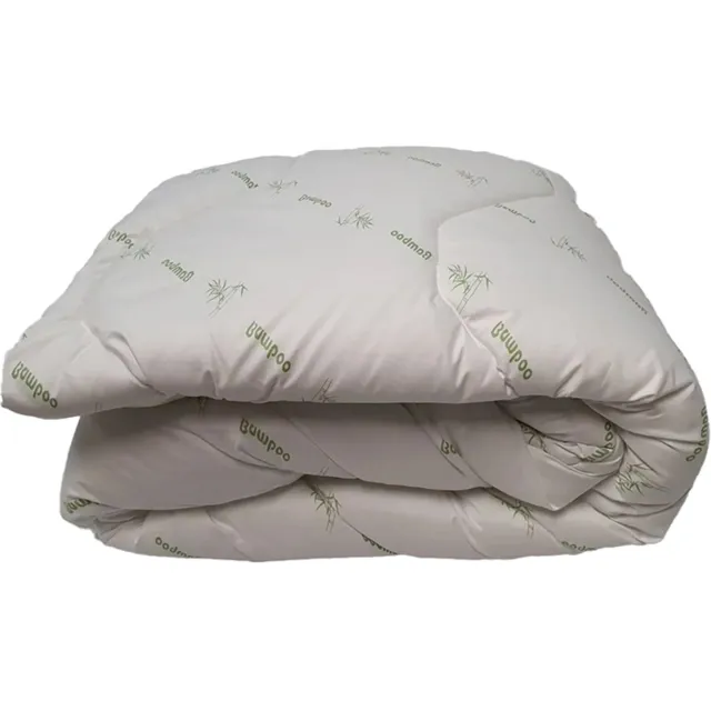 Zavelo Bamboe Dekbed Java – Bamboe & Polipercal Tijk – Anti-Allergisch – Hypoallergeen – Temperatuurregulerend-2-persoons (200x220 cm) Wit