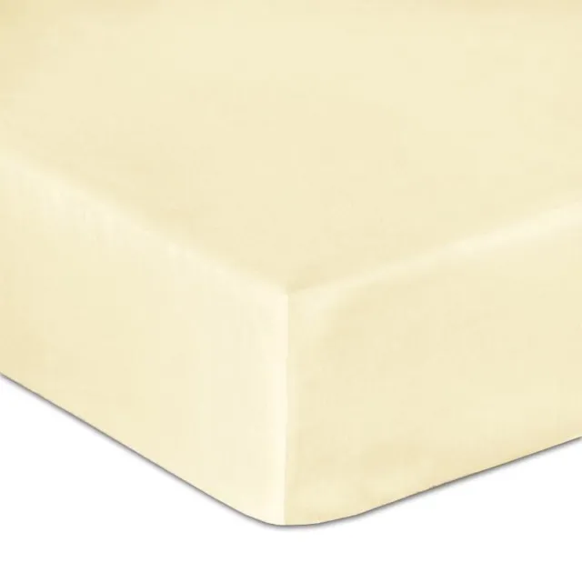 Lotte & Julius Hoeslaken - Jersey - 90 x 200 cm - Creme Crème