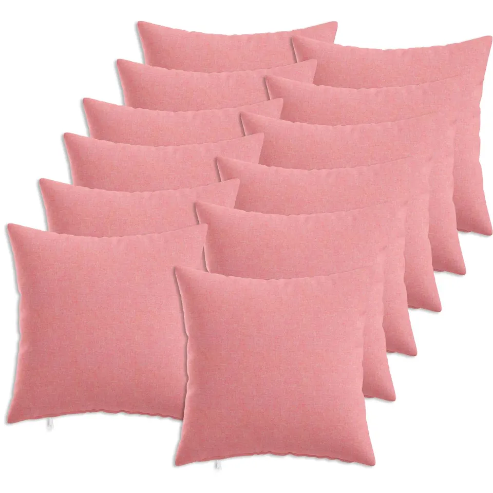 vidaXL Kussensloop 12 st HEERLEN Roze 50 x 50 cm Stof, foto 3