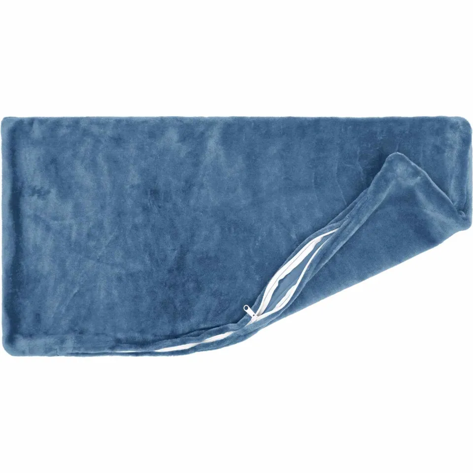 vidaXL Kussensloop 2 st HEERLEN Lichtblauw 50 x 75 cm Flanel blauw, foto 4