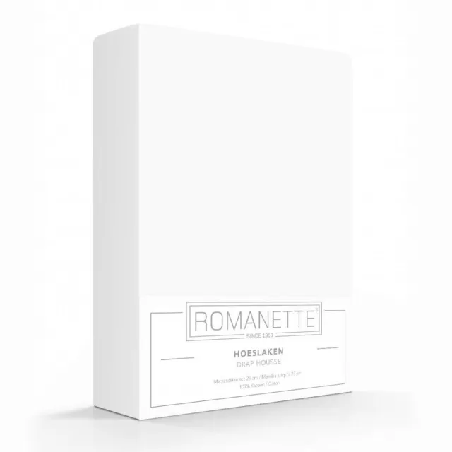 Romanette Luxe Verkoelend Hoeslaken Katoen - Wit