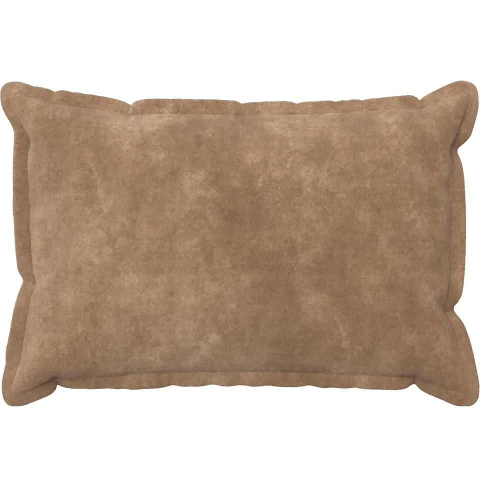 vidaXL Kussensloop 6 st HOUTEN Taupe 50 x 80 cm Microfiber Fleece, foto 2