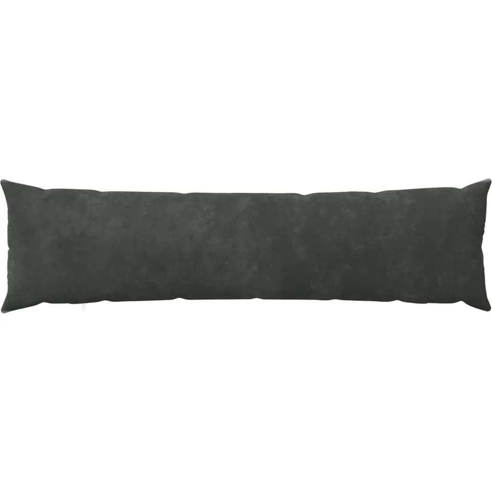vidaXL Kussensloop HEERLEN Antraciet 40 x 145 cm Microfiber Fleece, foto 2