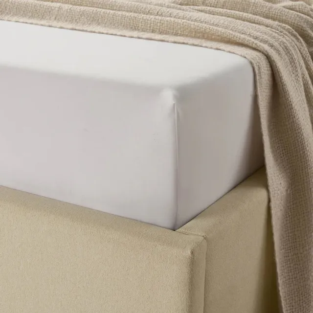 Y-not® Dubbel Jersey Hoeslaken 80/90/100x200/220 – 100% Katoen – Extra Dik & Zacht – 40 cm Hoek – Wit – Y-NOT