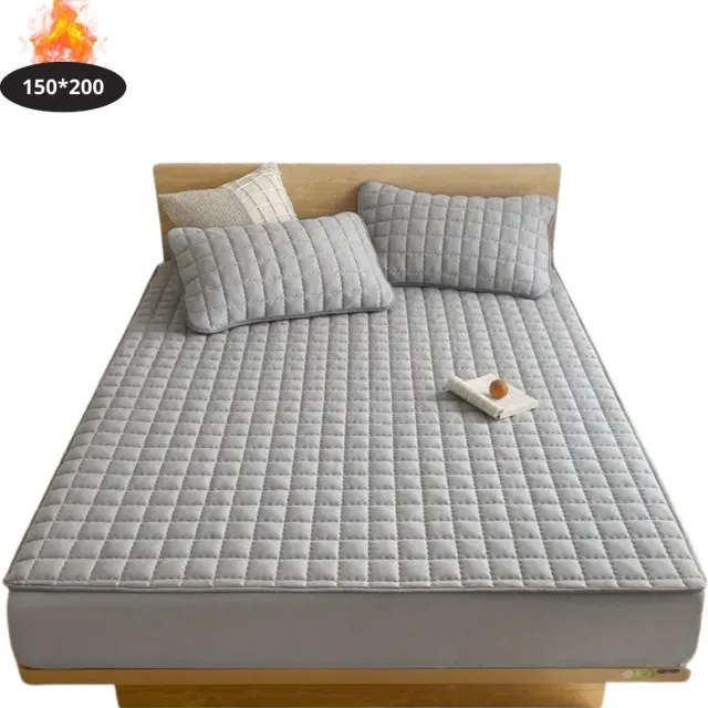 Livano Waterdicht Hoeslaken - Beddengoed - Fitted Sheet - Bed - Donkergrijs 150x200