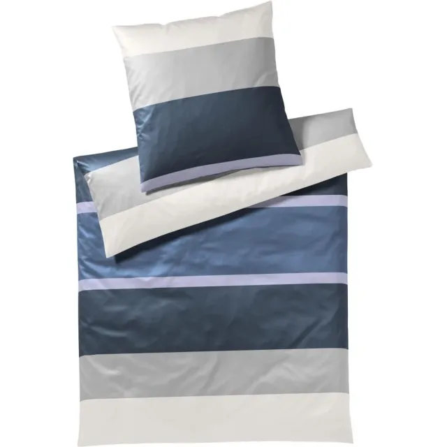 Joop! Maco Satin Dekbedovertrek Set Aqua 135x200cm + 40x80cm