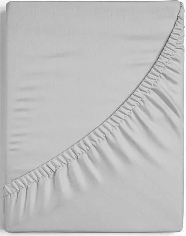 Dreamers Den Premium Jersey Elestaan - Biologisch Katoen - Hoeslaken - Grijs - 200x210 cm - 35 cm hoekhoogte