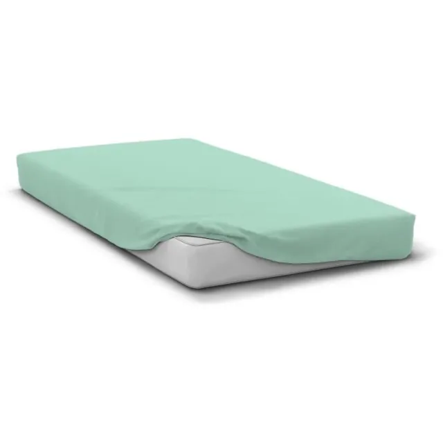 HOME LINGE PASSION Hoeslaken - HOME LINGE PASSION - HP72111 - Microvezel 82 g - 140 x 190 cm - Hoogte 30 cm - Watergroen