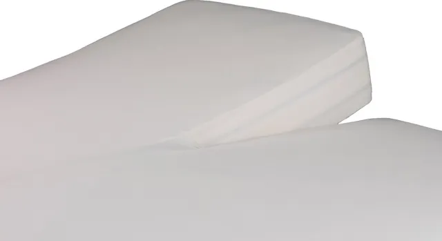 SwissSleep Hoeslaken Jersey Plus Duosplit - Wit 180x200/220 32 cm dik Hoekhoogte