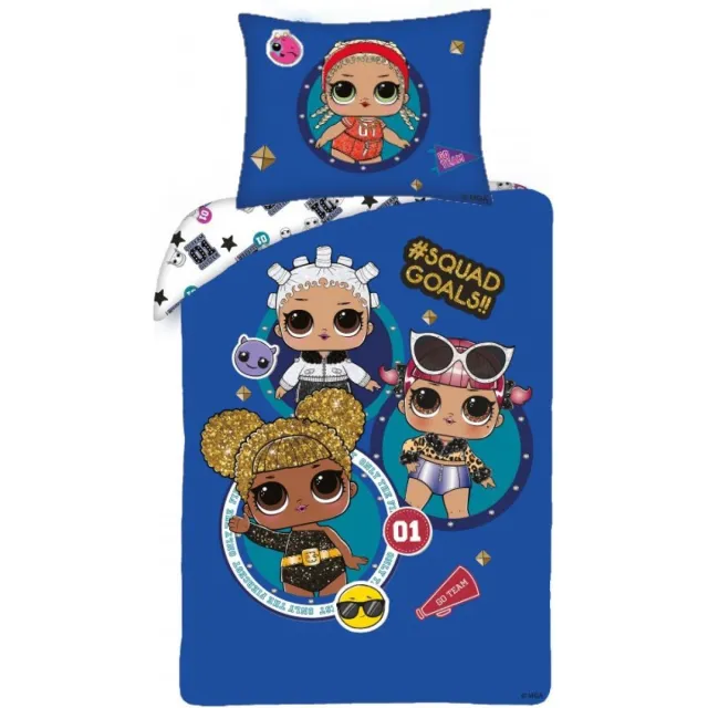 L.O.L. Surprise! LOL Surprise! Dekbedovertrek Squad Goals - Eenpersoons - 140 x 200 cm - Katoen Multi