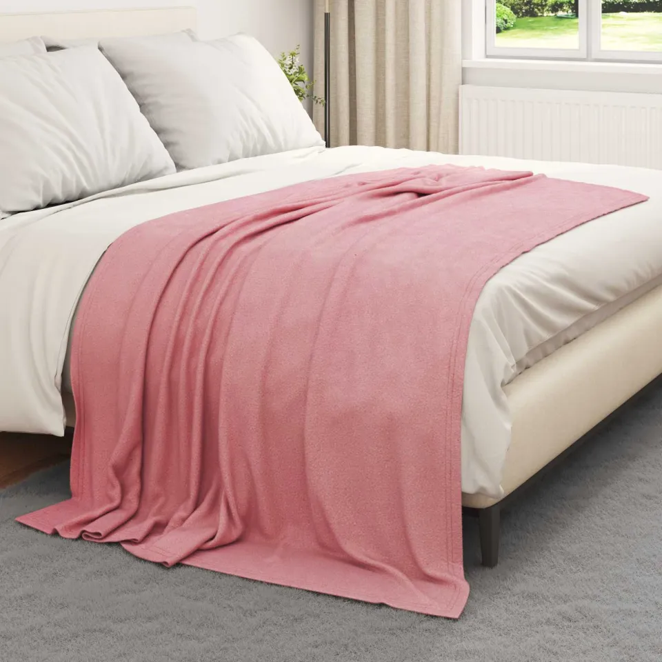 vidaXL Kleden 24 st Roze 200 x 150 cm 10,41 kg Fleece, foto 3