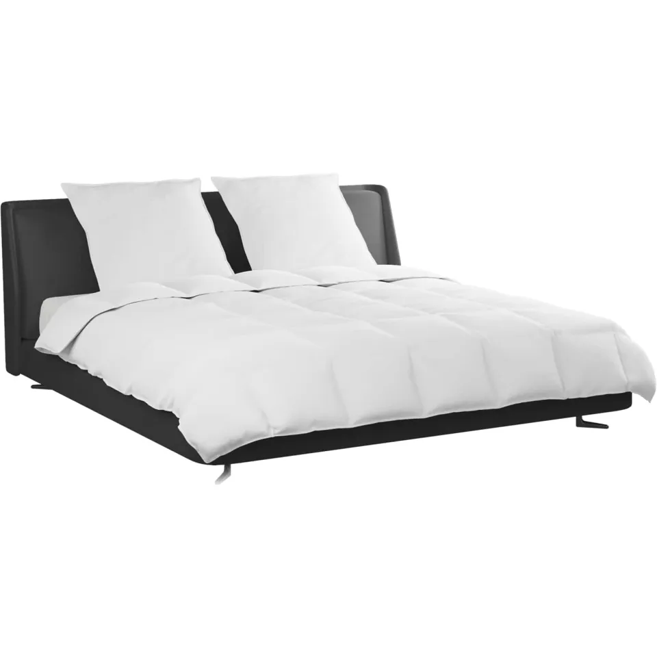 vidaXL Dekbed Set met kussen 3 st Wit Donsveertjes, foto 2