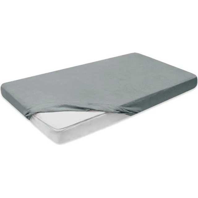 Darymex Terry Matrashoes met rubberen band 90x200 cm Grijs