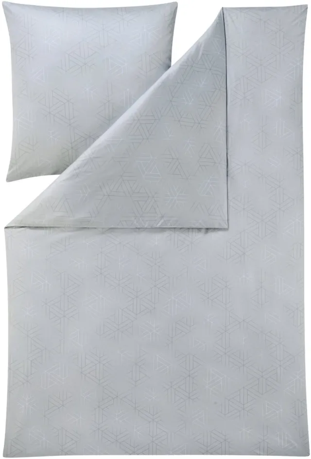 Estella Pippa - Dekbedovertrek - Mako Interlock Jersey - 160 x 200 cm - 3-delig Grijs