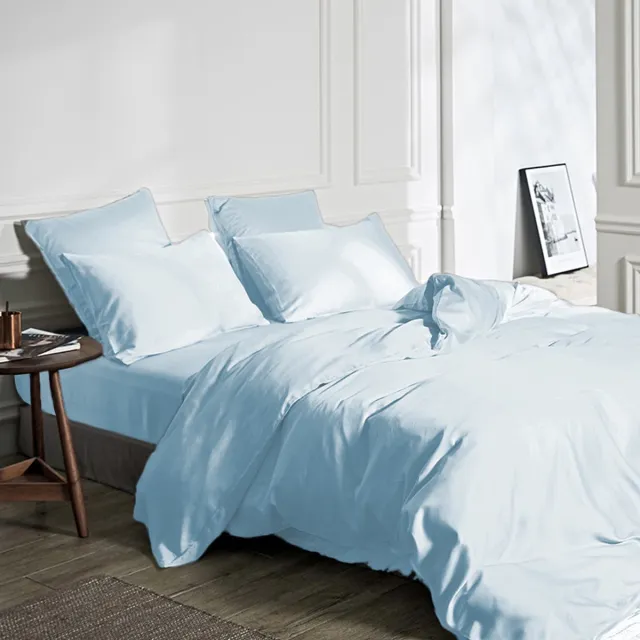 Primaviera Deluxe dekbedovertrek 100% Bamboo Blauw 200 x 200/220 cm