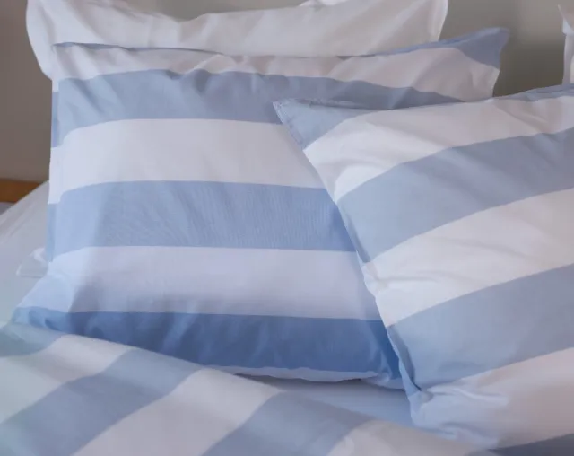 Livello Linolux Kussensloop Beach Stripe Blue 60x70