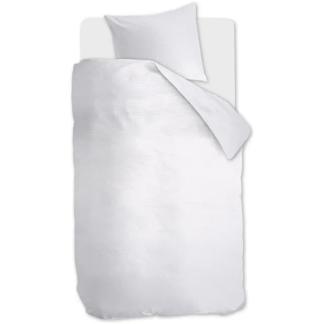 Linolux Dekbedovertrek Mousseline White