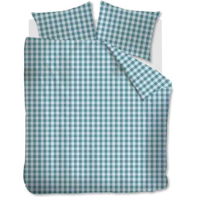 Ambiante Arvid dekbedovertrek - Tweepersoons - 200x200/220 - Groen