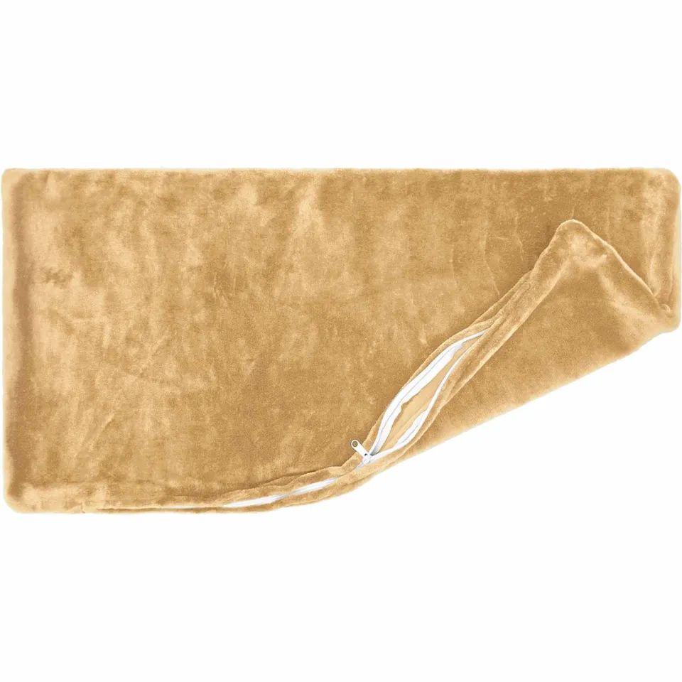 vidaXL Kussensloop 6 st HEERLEN Taupe 50 x 70 cm Flanel, foto 4