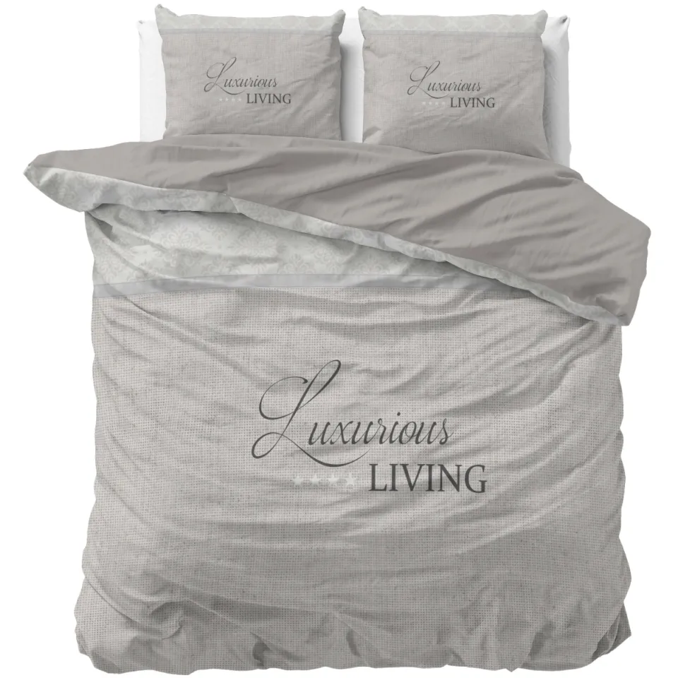 Sleeptime polyester dekbedovertrek lits-jumeaux ecru