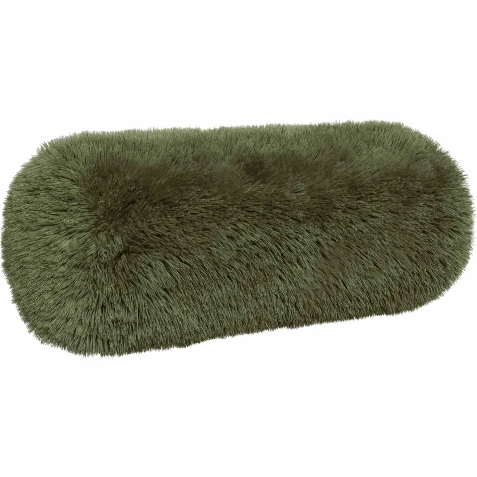 vidaXL Kussensloop 6 st HEERLEN Groen Dia. 15 x 40 cm PV Fleece