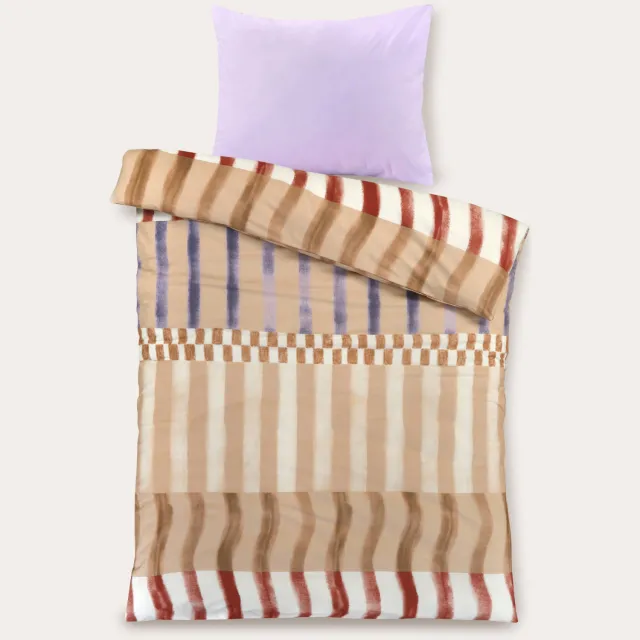 NOUS Kids dekbedovertrek 1-persoons met flap (140x200 cm) Multi
