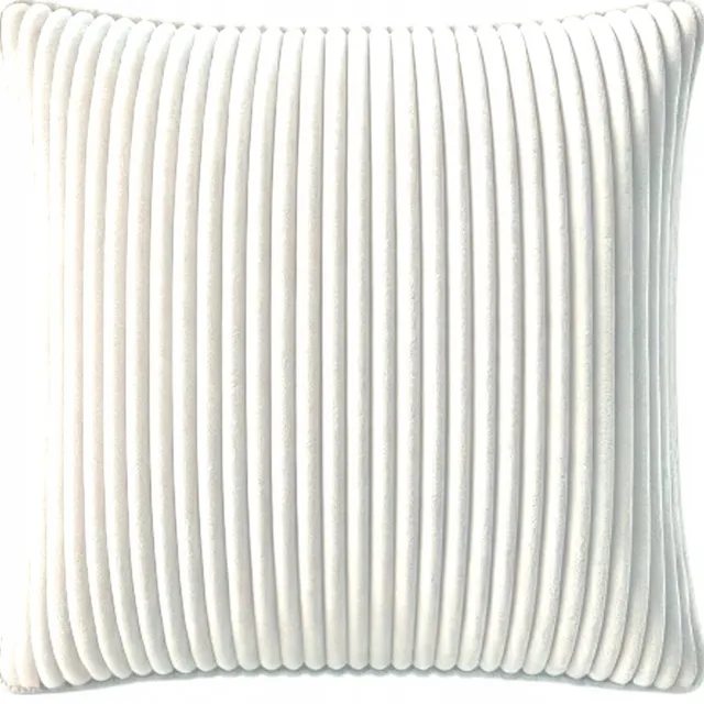 MMO-EURO Martyna Opiełka Decoratieve Kussenhoes 65x40 cm - Beige Velours Corduroy