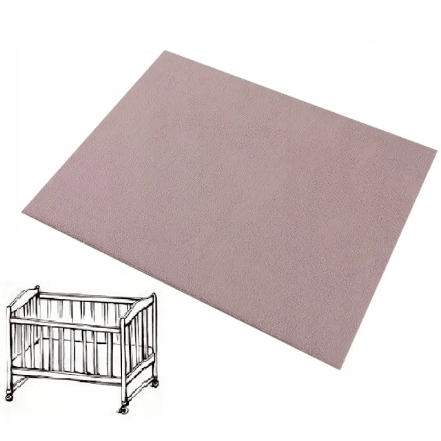 Olka Terry hoeslaken 40x90 cm - Roze - Voor wiegjes en aankleedkussens