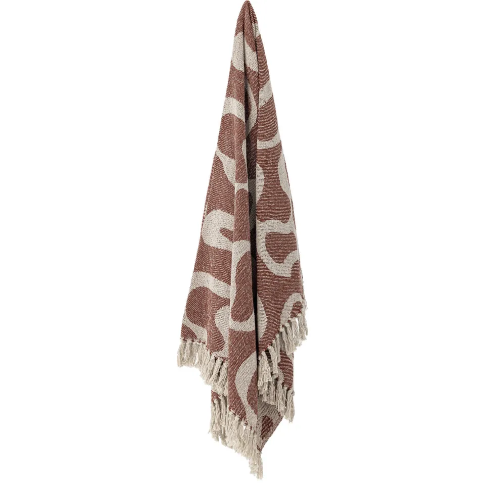Bloomingville plaid Salobre roestbruin, foto 2