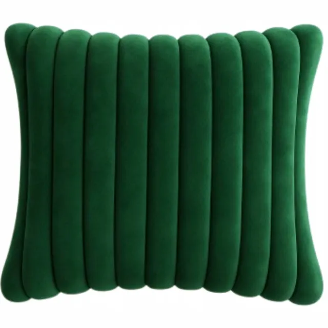 MMO-EURO Martyna Opiełka Luxe Velours Kussensloop 70x50 cm - Flesgroen, Dik Materiaal