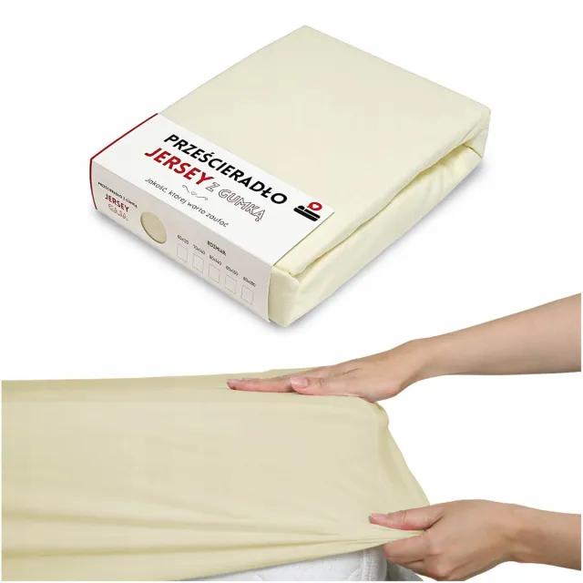 LOZKOHOLICY.PL Frotte Hoeslaken 160x80cm - Zacht Katoen met Elastiek - Geel