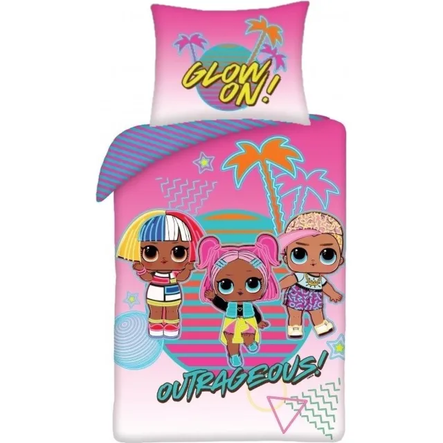 L.O.L. Surprise! LOL Surprise! Outrageous Dekbedovertrek - Eenpersoons - 140 x 200 cm - Multi Roze
