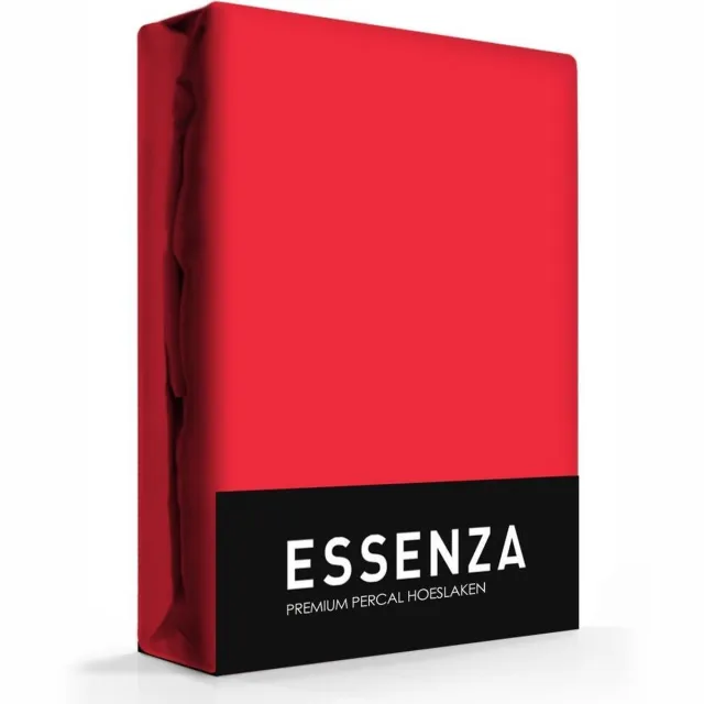 Essenza Hoeslaken - Percale katoen - 80 x 200 - Rood