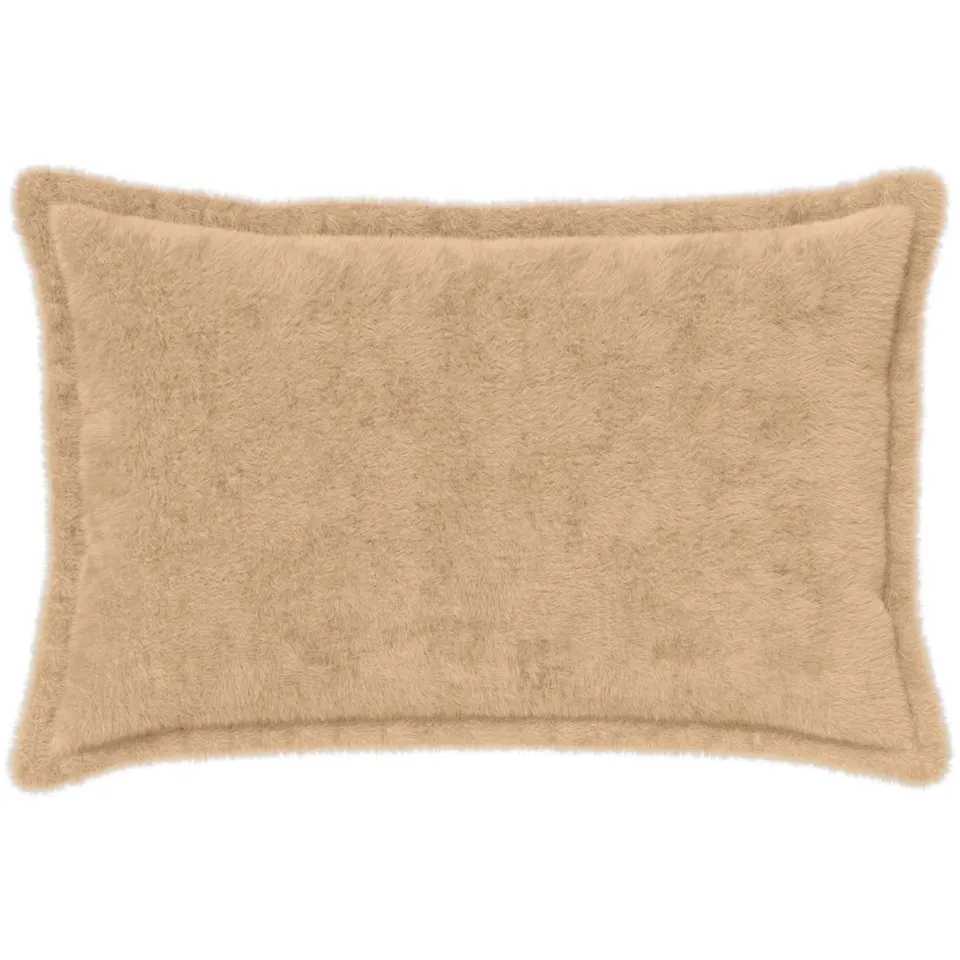 vidaXL Kussensloop 6 st HOUTEN Crèmekleurig 50 x 75 cm