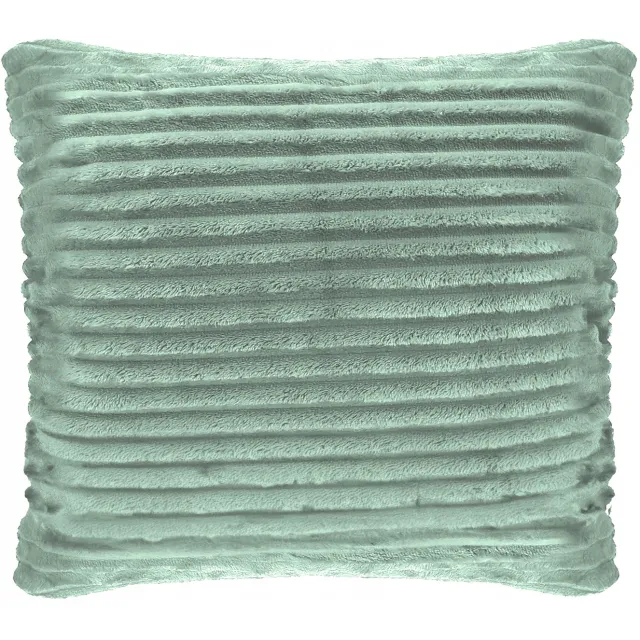Kontrast Zachte Kussenhoes Lea 40x40cm Groen - Decoratief & Comfortabel