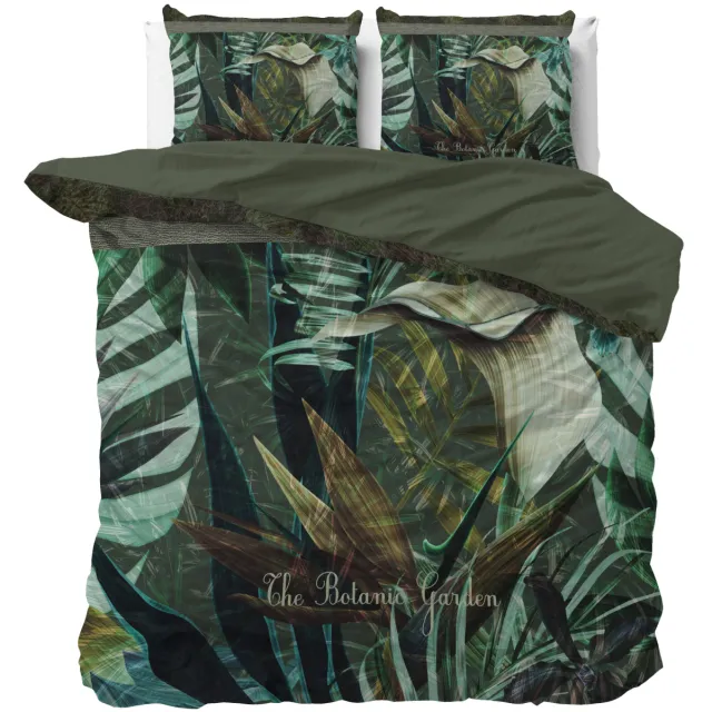 Sleeptime polyester dekbedovertrek 2-persoons (200x200 cm) Groen