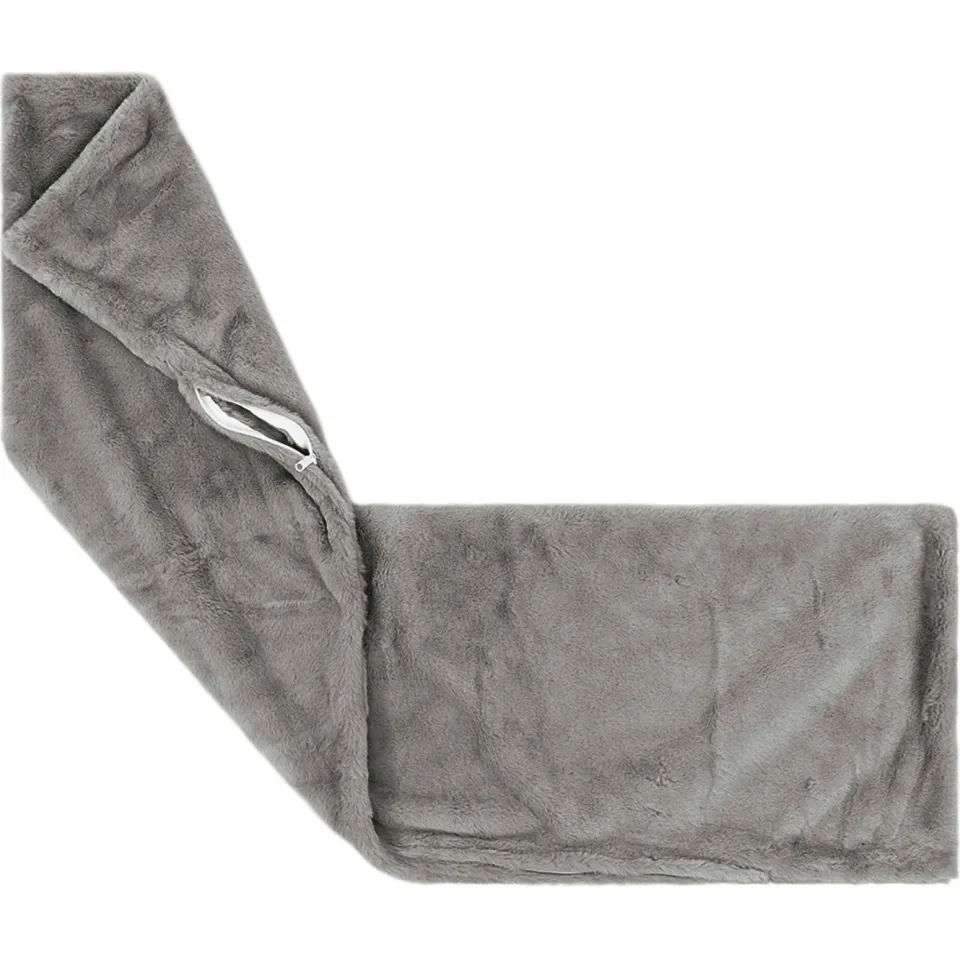 vidaXL Kussensloop 2 st HEERLEN Lichtgrijs 40 x 145 cm, foto 4