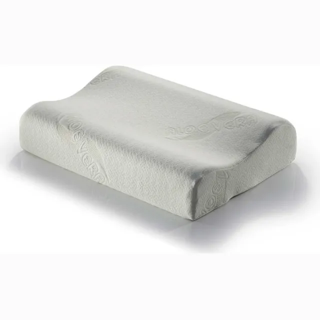 BSS Bedding Bambi Visco Vera - Hoofdkussen 60X40 – Pillow - Ergonomisch Visco-Elastisch Kussen met Ondersteuning en Verzorging voor de Nek- en Schouderspieren – 1 Stuk Wit