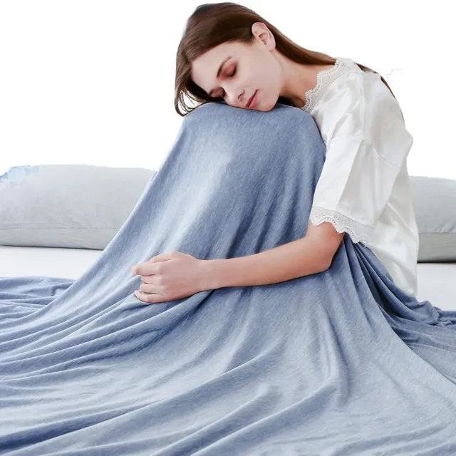 DailySupplies® Verkoelend Dekbed - Koeldeken voor Mensen - Zomerdekbed Blauw