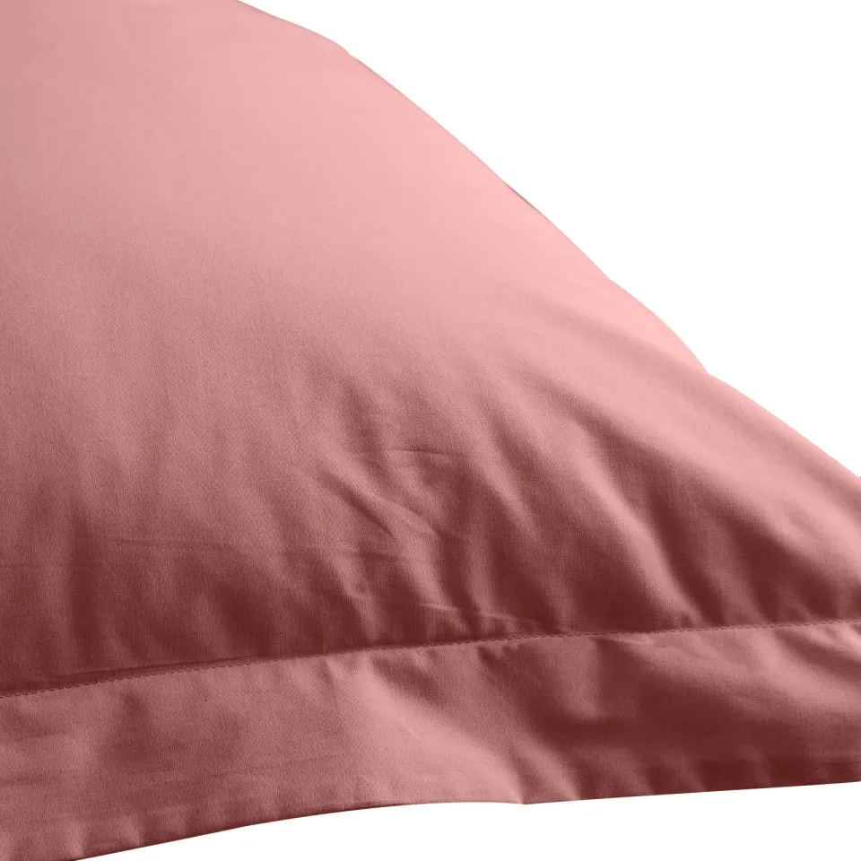 Studio LIVIT percale katoenen kussensloop 60x70 cm donkerroze, foto 4