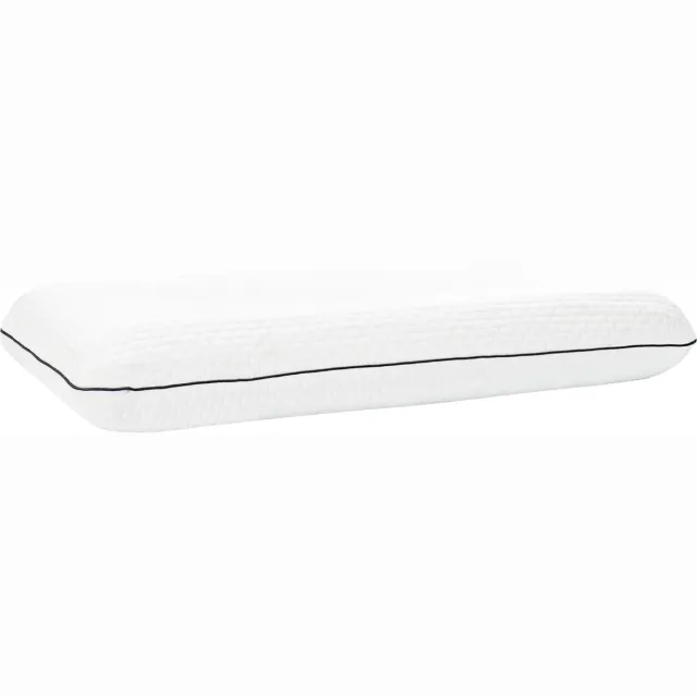 vidaXL Slapen - kussen - 80 - x - 40 - x - 12 - cm - Medium - Gelschuim - Wit