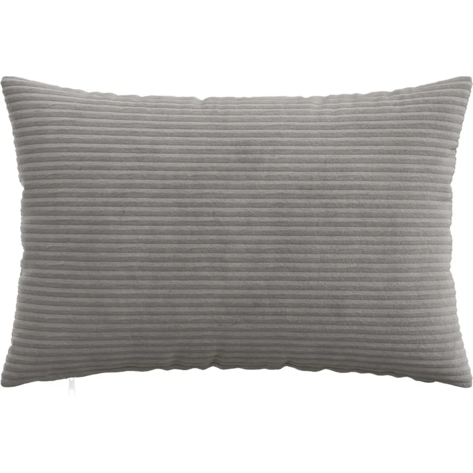 vidaXL Kussensloop 6 st HEERLEN Lichtgrijs 50 x 80 cm corduroy