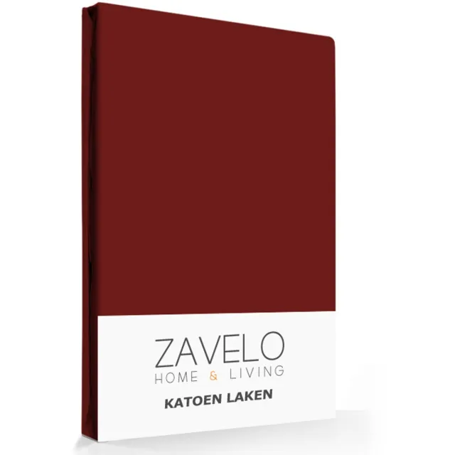 Zavelo Laken Basics Bordeaux (Katoen)