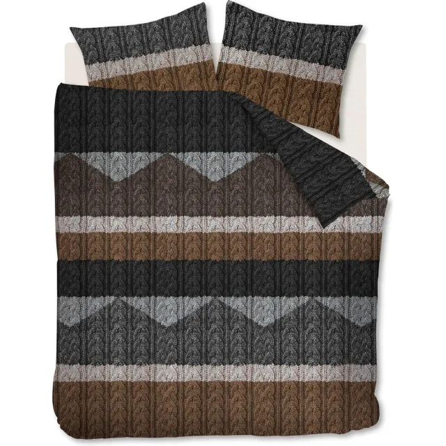 Beddinghouse Bolivia Dekbedovertrek - Flanel - Ocre Okergeel