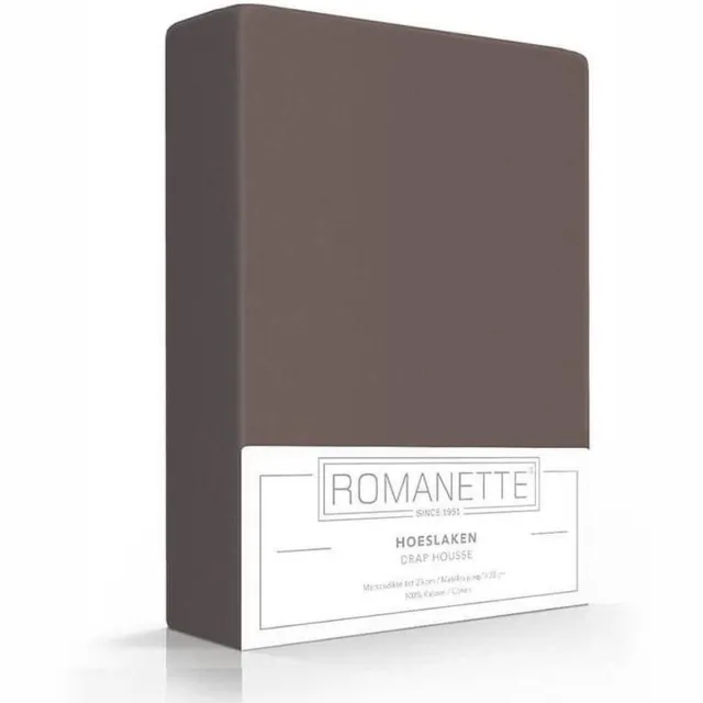 Romanette Luxe Verkoelend Hoeslaken Katoen - Taupe