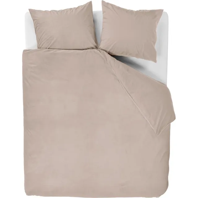 At Home by Beddinghouse Cosy Corduroy dekbedovertrek - Effen - Tweepersoons - 200x200/220 cm - Off-white gebroken wit